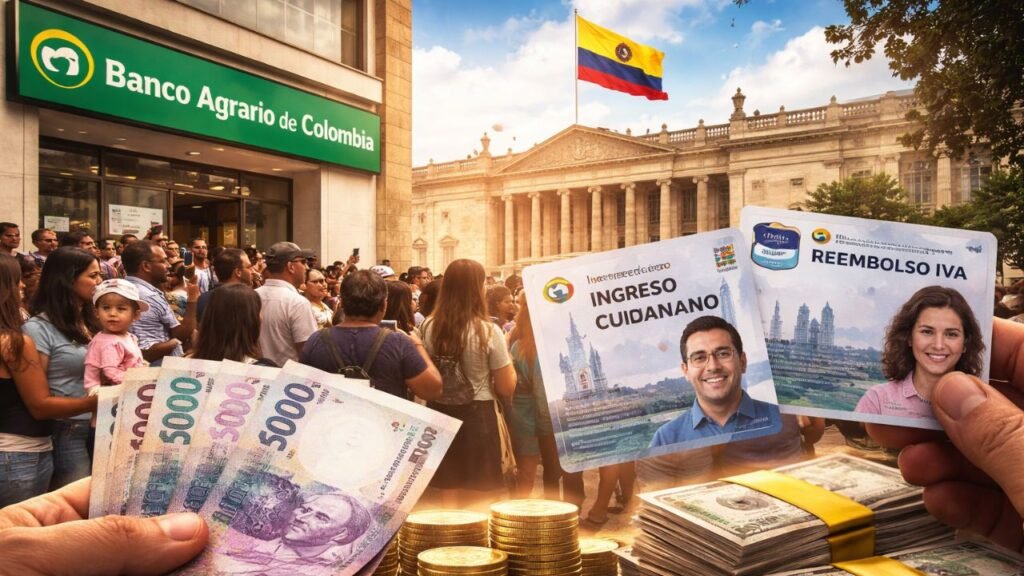 Adiós al Banco Agrario: cómo cobrar el Ingreso Ciudadano y el Reembolso del IVA tras la decisión del Gobierno sobre las fechas de pago